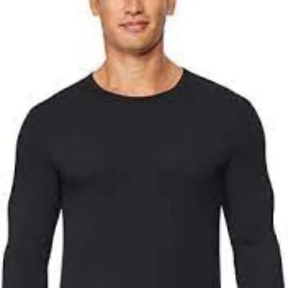 Thermals Men 32 Degrees Heat Men's Lightweight Crew Baselayer Top | Form Fitting | Long Sleeve| 4-Way Stretch Mountain Warehouse Base Layer Men